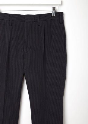 Visvim Striped Pleated Trouser Charcoal Size: JP 3