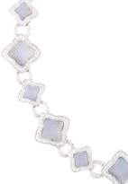 Thumbnail for your product : David Yurman 18K Diamond & Chalcedony Quatrefoil Choker Necklace white 18K Diamond & Chalcedony Quatrefoil Choker Necklace