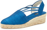 Thumbnail for your product : Sesto Meucci Juan Canvas Espadrille Wedge, French Blue
