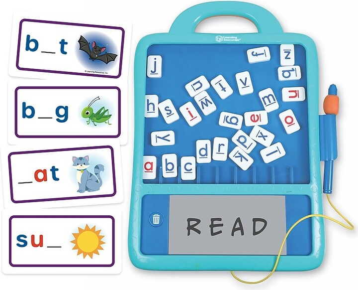 Learning Resources Skill Builders Magnetic Word Builder, Multicolored (LER5519)