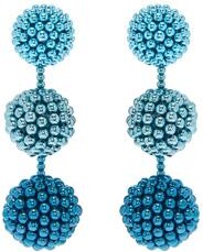 ODLR Beaded Sphere Clip-On Earrings
