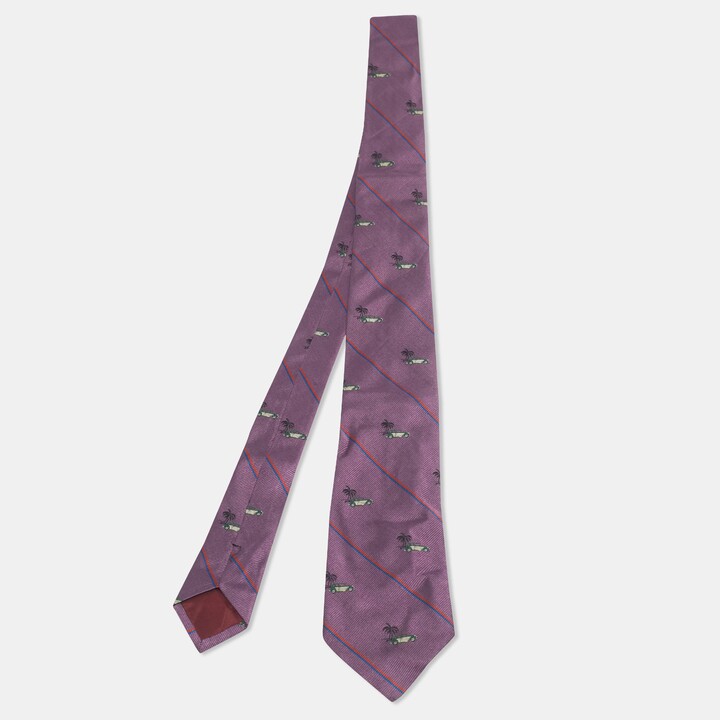 hugo boss purple tie