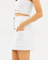 Thumbnail for your product : Ebony Bonded Mini Skirt