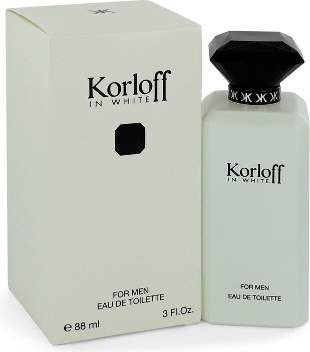 in White by Korloff Eau De Toilette Spray 3 oz for Men