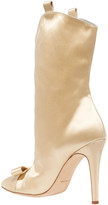 Thumbnail for your product : Alessandra Rich Bow-embellished Satin Ankle Boots