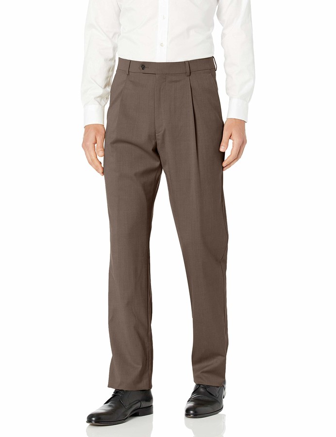 mens dark khaki dress pants