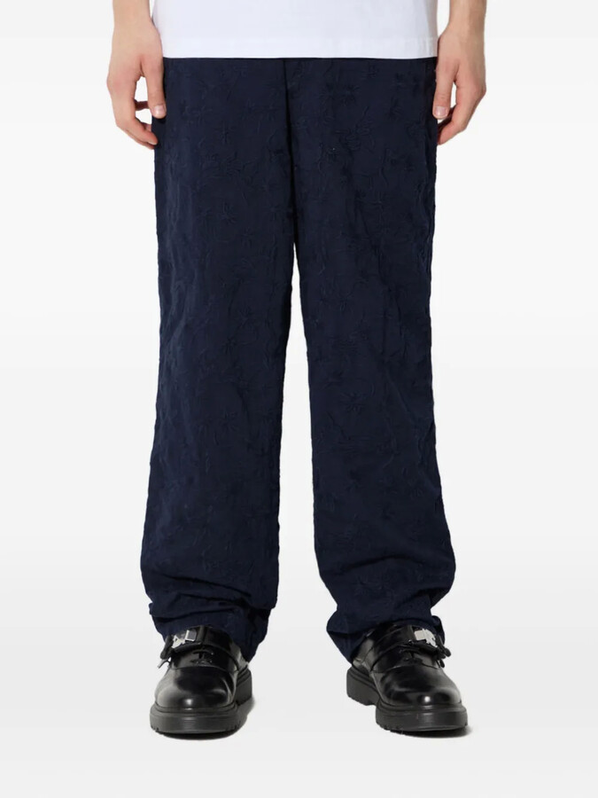 Corridor Floral-Embroidered Trousers