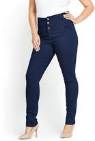 Thumbnail for your product : So Fabulous! So Fabulous Curve High Waisted Supersoft Jeans