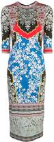 Thumbnail for your product : Alice + Olivia Delora fitted midi dress