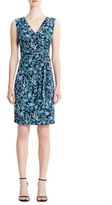 Thumbnail for your product : Jones New York Faux Wrap Floral Print Dress