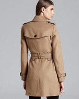 Thumbnail for your product : Burberry Buckingham Wool/Cashmere Double Breasted Belted Coat