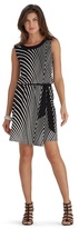 Thumbnail for your product : White House Black Market Sleeveless Stripe Blouson Dress