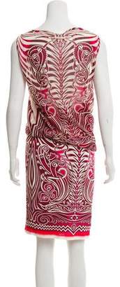 Jean Paul Gaultier Soleil Sleeveless Printed Dress