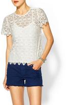 Thumbnail for your product : Funktional Scalloped Lace Tee