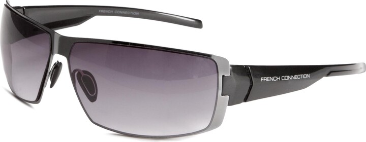 French Connection FCUK FCU556 Wrap Men's Sunglasses Gunmetal One - Main Image