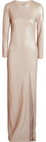 Thumbnail for your product : Halston Sequined Stretch-Crepe Gown