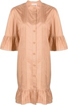Thumbnail for your product : See by Chloe City ruffled shirtdress