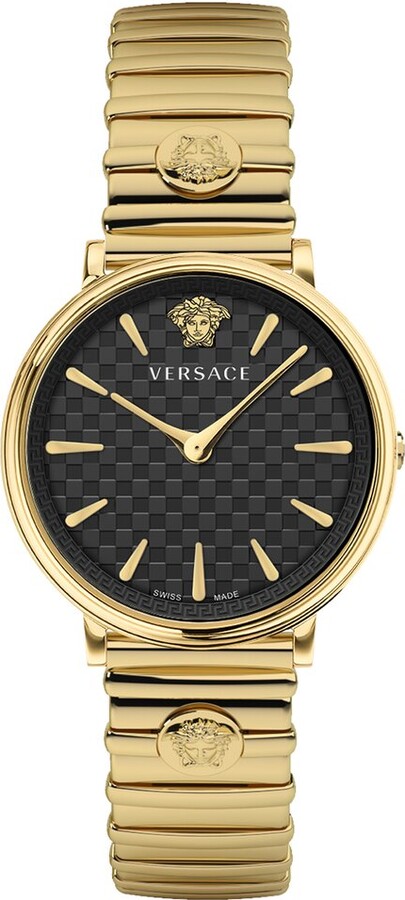 Versace V-Circle Logomania Watch - ShopStyle