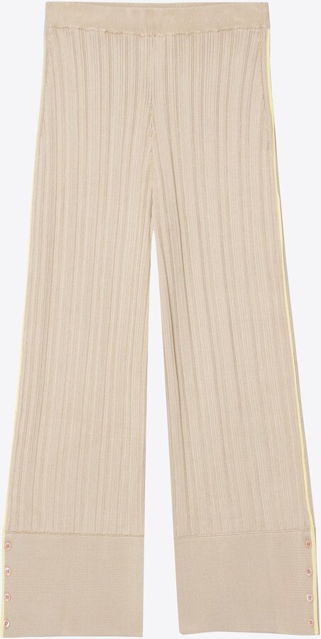 Wide Leg Pajama with Piping in SAND-MOONLIGHT