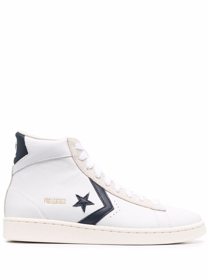 Leather Converse High Top Shoes | Shop the world's largest collection of  fashion | ShopStyle