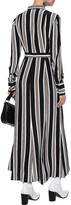 Thumbnail for your product : Diane von Furstenberg Printed Silk Maxi Shirt Dress