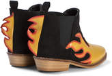 Thumbnail for your product : Stella McCartney Kids Black Lily Flame Boots