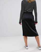 Thumbnail for your product : Monki Aysemetric Contrast Midi Skirt