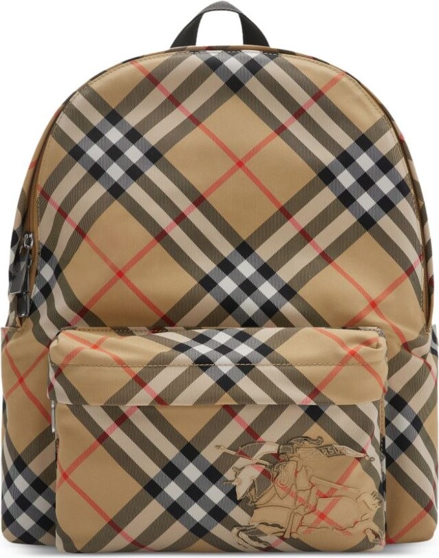 Burberry Check Small Backpack