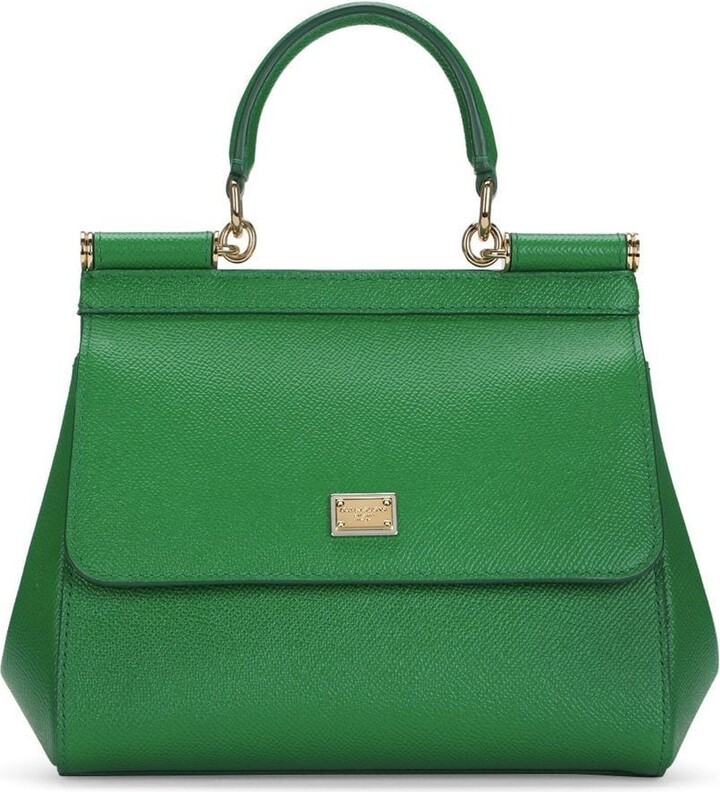 Dolce & Gabbana 'Sicily Small' Shoulder Bag - Green - ShopStyle