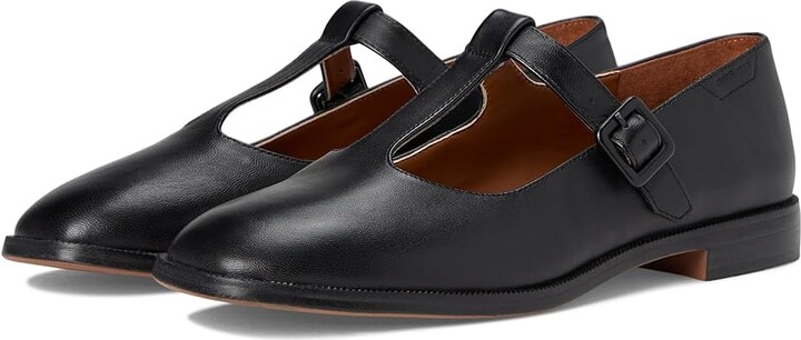 Franco Sarto Kenley Mary Jane Women's Flat Shoes Black : 11 M Leather