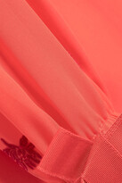 Thumbnail for your product : Cinq à Sept Lyla Embroidered Silk Crepe De Chine Blouse