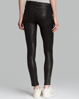 Thumbnail for your product : Rag and Bone 3856 rag & bone/Jean Jeans - The Leather Skinny in Washed Black