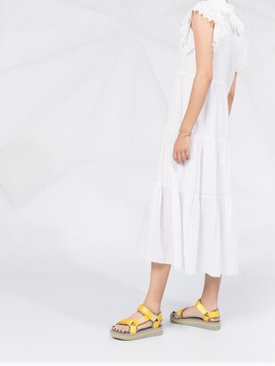 See by Chloe Lace-Detail Midi Dress