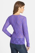 Thumbnail for your product : Hanky Panky Long Sleeve Lace Tee