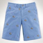 Thumbnail for your product : Ralph Lauren Embroidered Corduroy Short