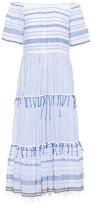 Thumbnail for your product : Lemlem Tiki off-shoulder cotton-blend dress