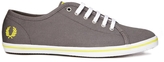 Thumbnail for your product : Fred Perry Phoenix Canvas Grey Trainers