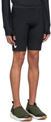Nike Black Aeroswift Half Length Running Shorts
