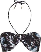 Thumbnail for your product : Reiss Bermuda Print T - Bandeau Bikini Top in Black/Multi