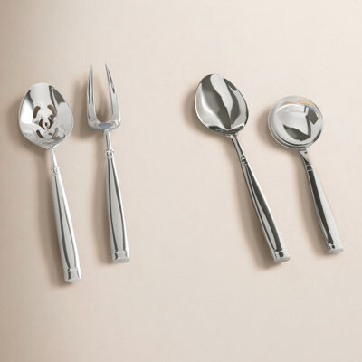 Birch Lane Donata Flatware 4 Piece Hostess Set