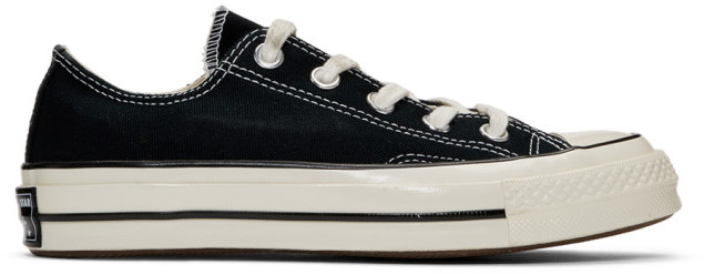 converse black chuck 70 low sneakers