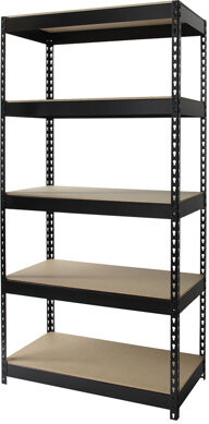 CommClad Horse Rivet 72" 5 Shelf Shelving Unit Starter