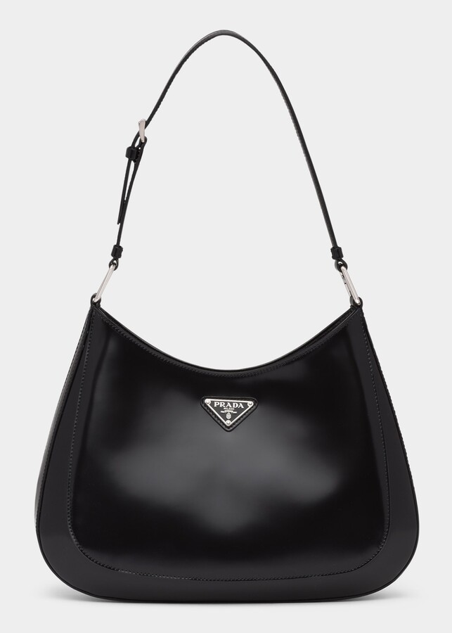 Prada Cleo Brushed Leather Large Shoulder Bag ShopStyle