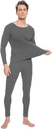 Mengsiy Thermal Underwear Set For Men Winter Long Johns Tops Winter Men  Thick Fleece Thermal Clothing Pajamas Set (Color : A - ShopStyle Pyjamas