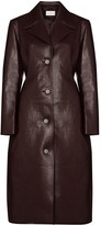 Thumbnail for your product : LVIR Single-Breasted Faux Leather Coat