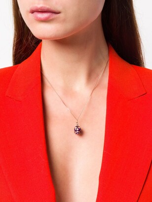 True Rocks purple Skull pendant necklace