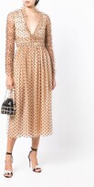 Thumbnail for your product : macgraw Reminisce polka-dot tulle midi dress