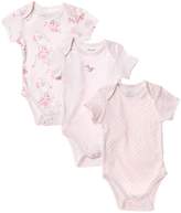 Thumbnail for your product : Little Me Baby Girls Newborn-9 Scroll Rose 3-Pack Bodysuit