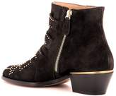 Thumbnail for your product : Chloé Susanna studded suede ankle boots