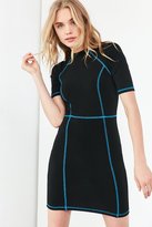 Thumbnail for your product : Silence & Noise Silence + Noise Contrast Stitch Knit Bodycon Dress